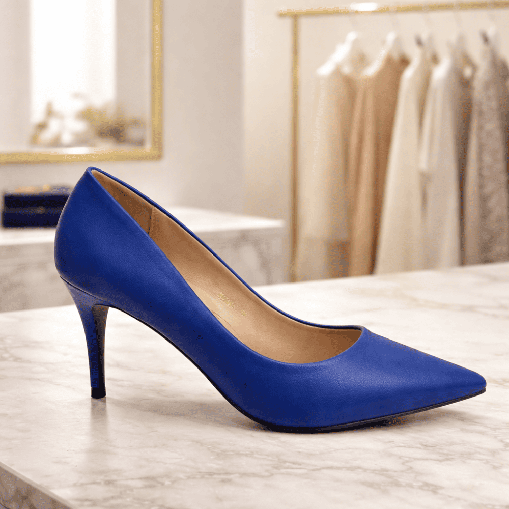 Décolleté Blu Tacco Medio - immagine 3