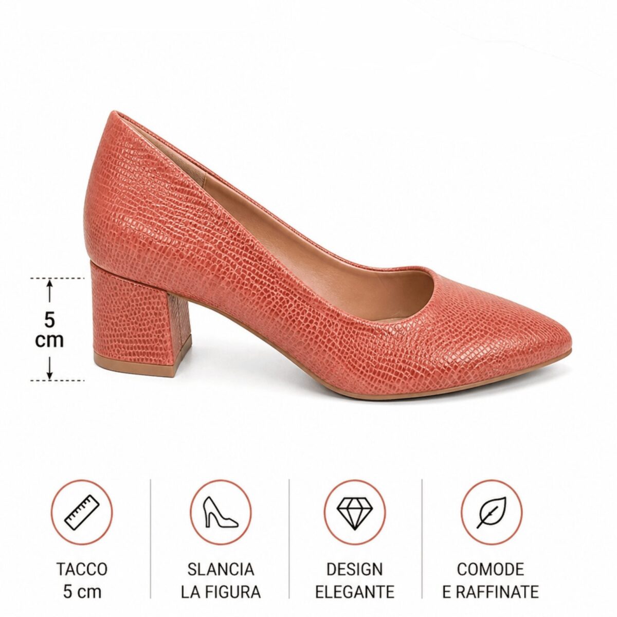 Décolleté Cocco Tacco Basso - immagine 5