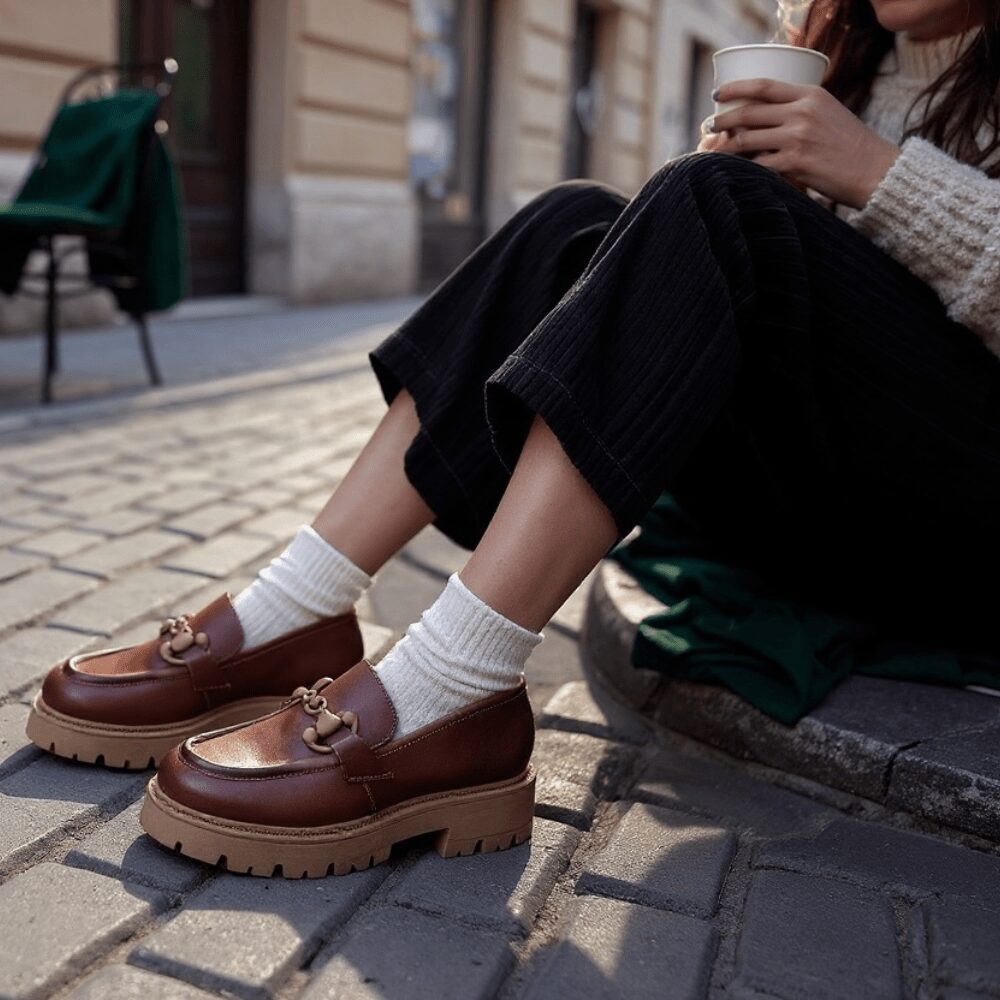 Mocassini Bueno Fibbia