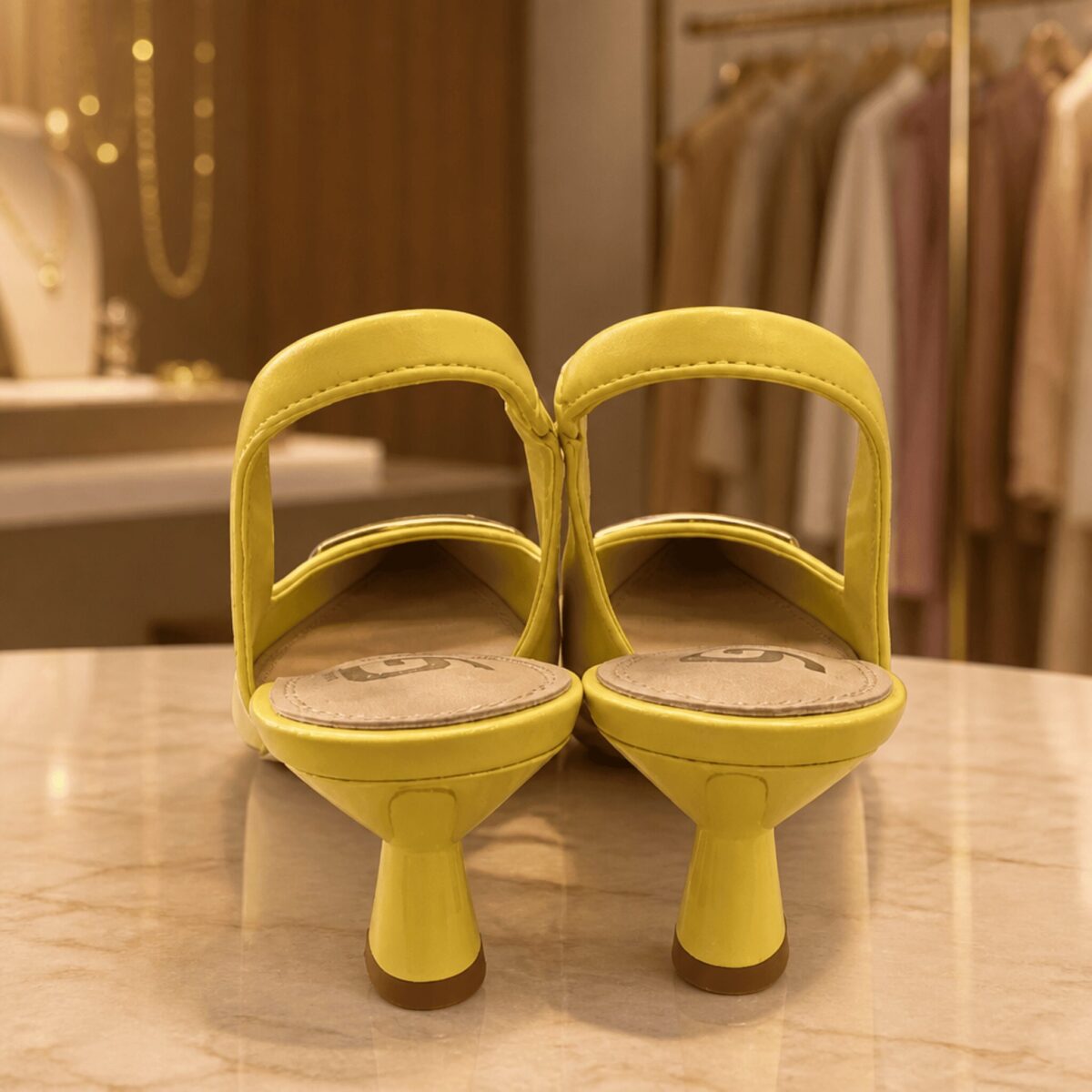 Slingback Fibbia Gialle - immagine 4