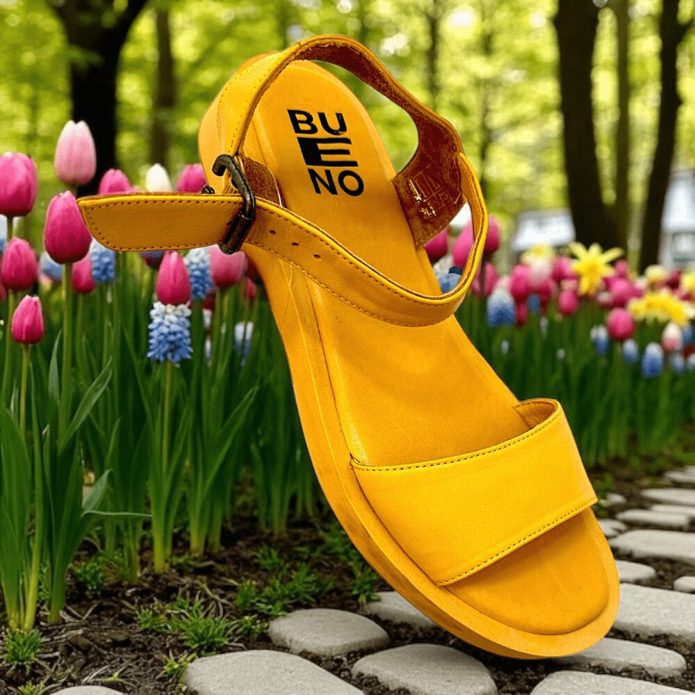 Sandalo Giallo Fascia