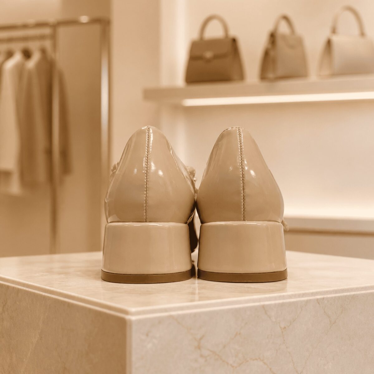 Mary Jane Lucide Beige - immagine 4