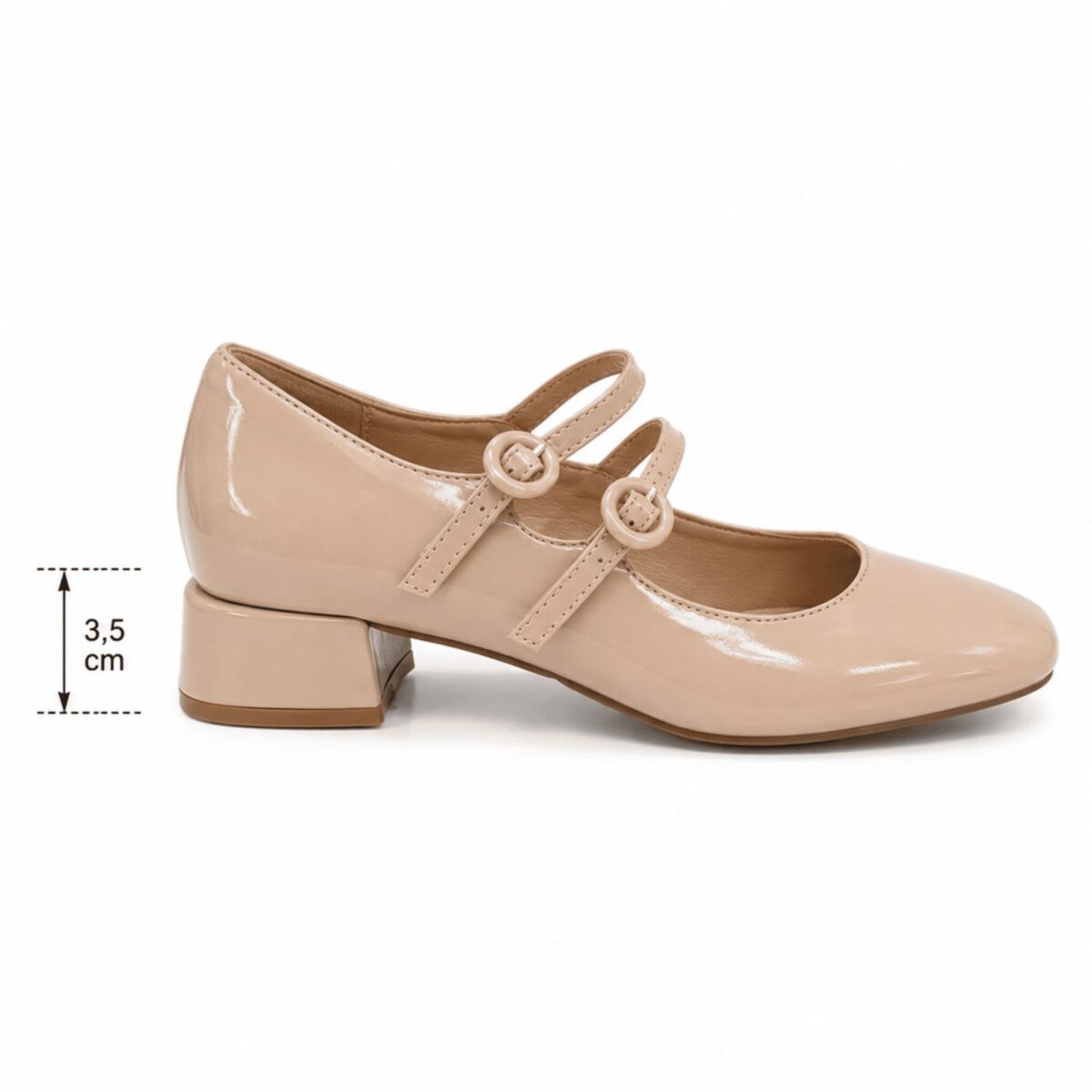 Mary Jane Lucide Beige - immagine 5