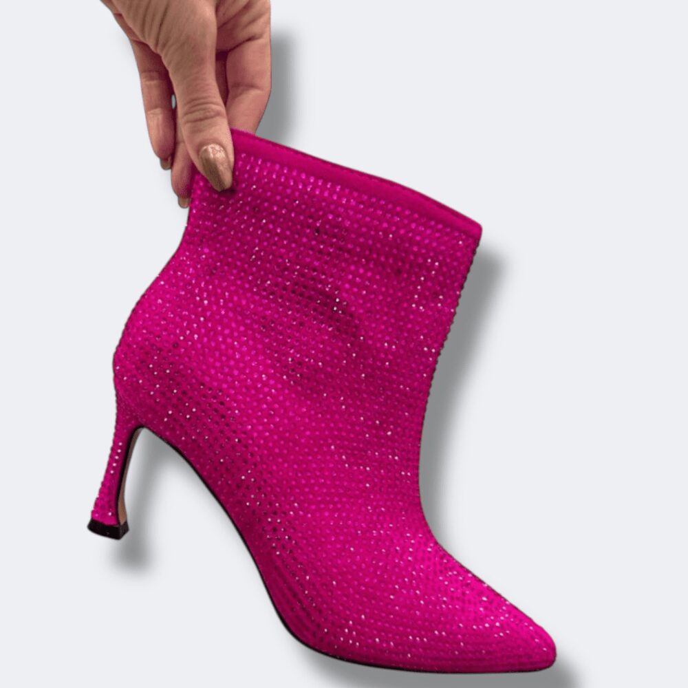 Stivaletti Fucsia Strass