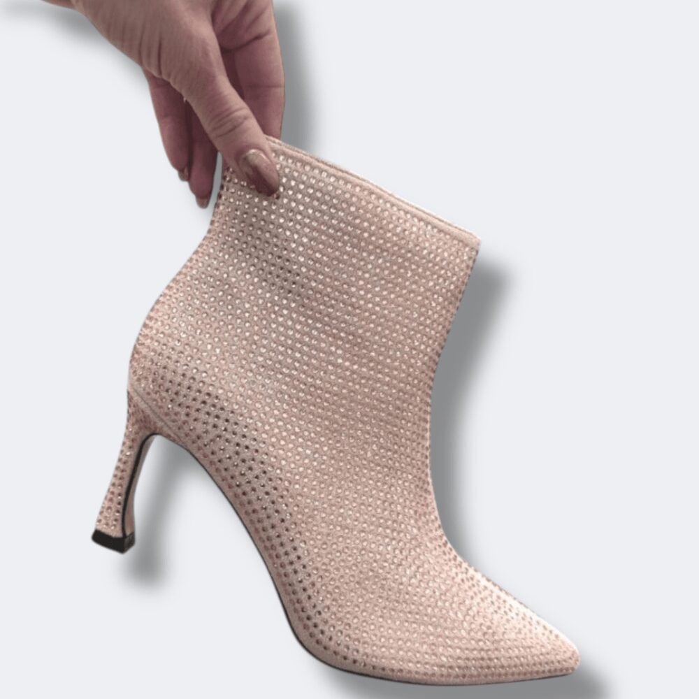 Stivaletti Beige Strass