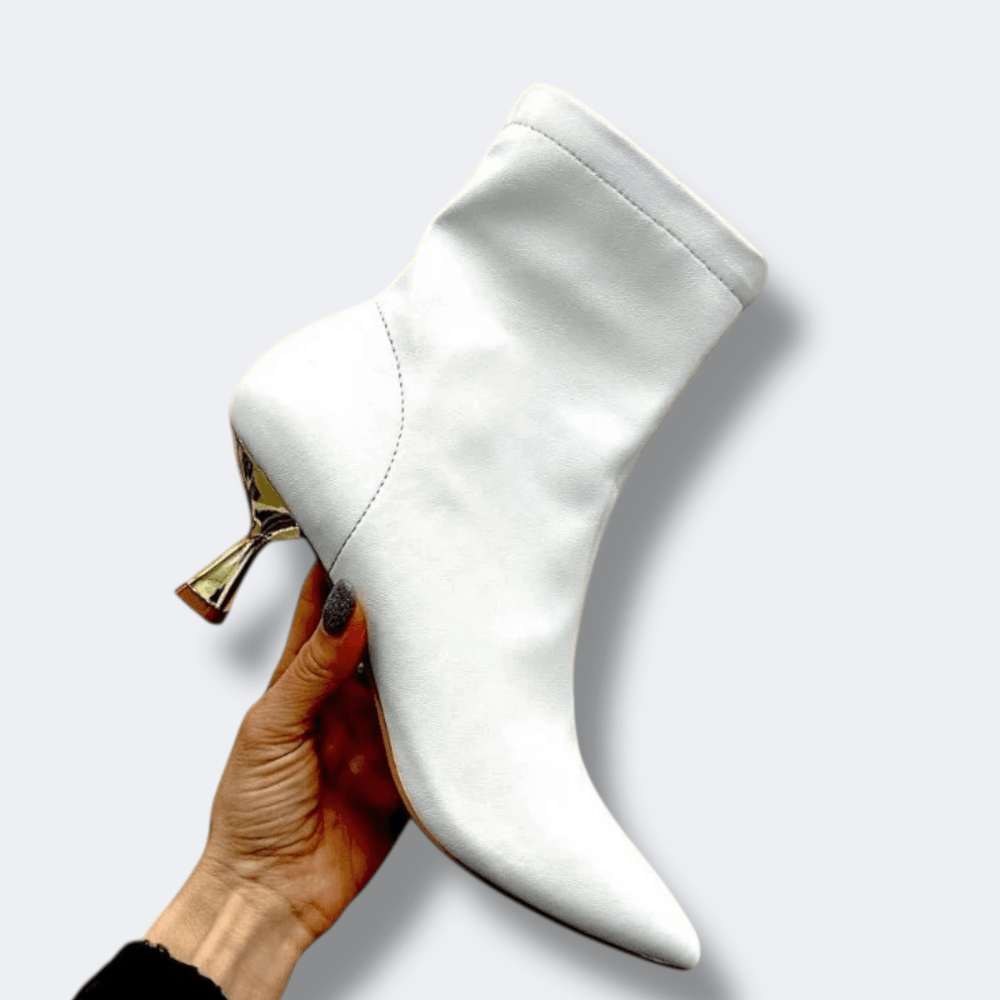 Stivaletto Bianco e Gold
