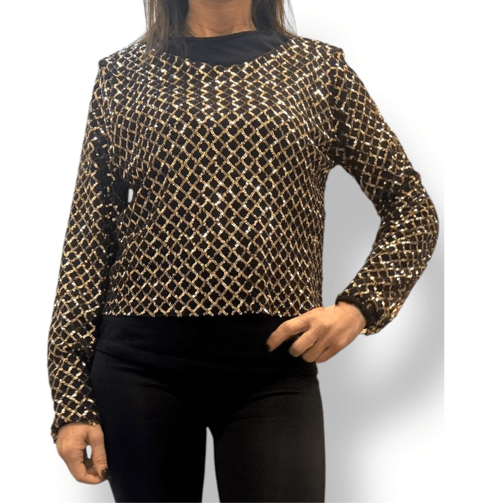 Maglietta Micro Paillettes