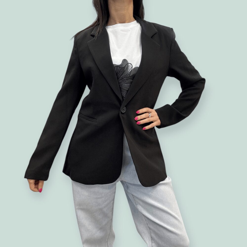 Giacca Elegante Nera