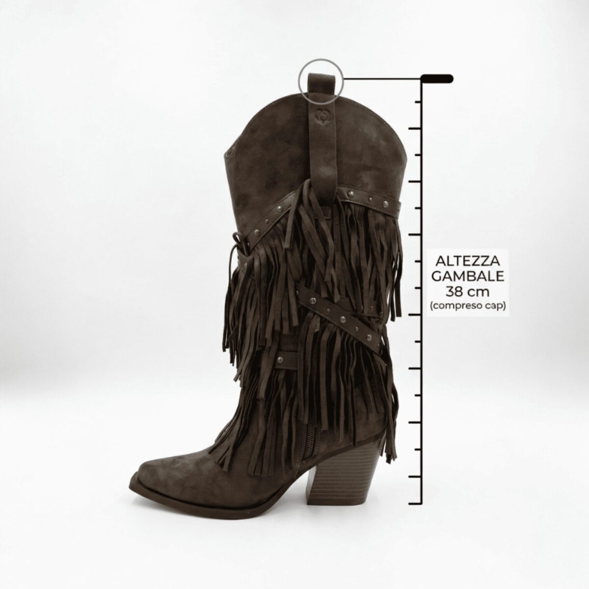 Texano Frange Marrone - immagine 5