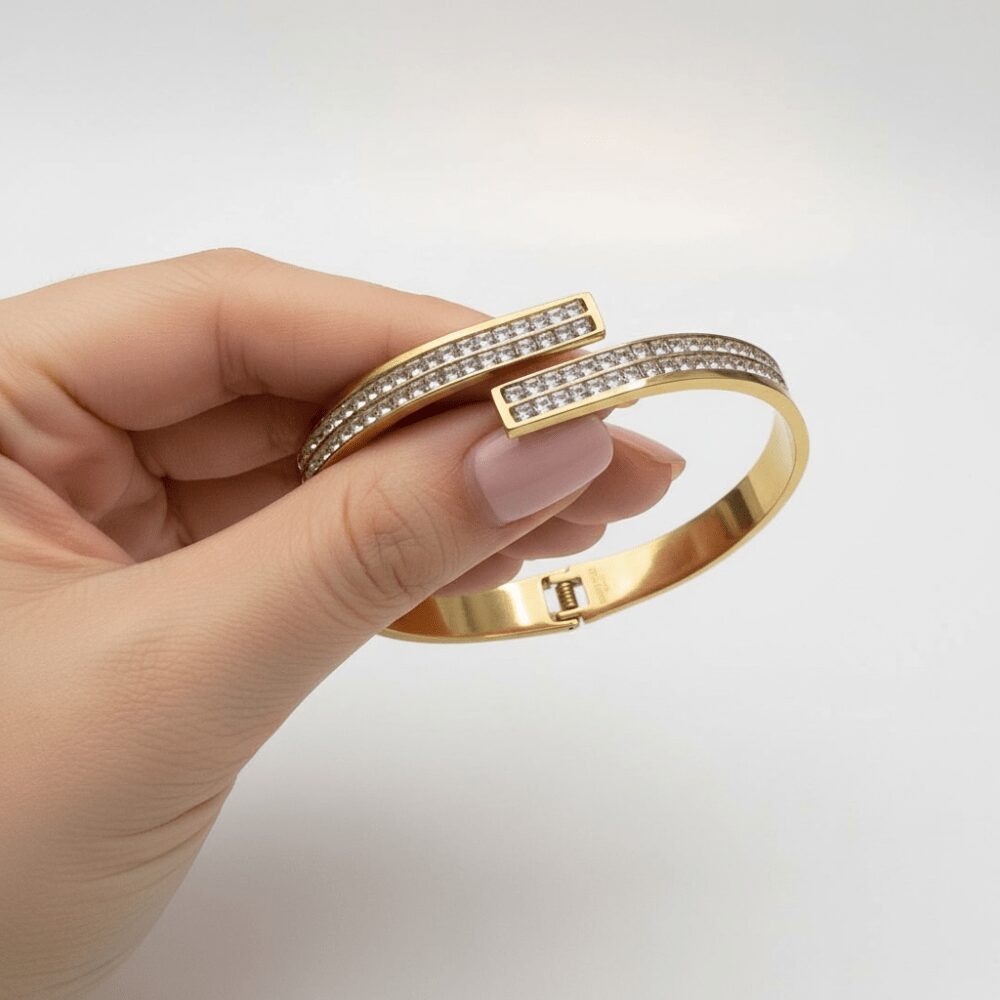 Bracciale  Rigido Elegante Luminoso