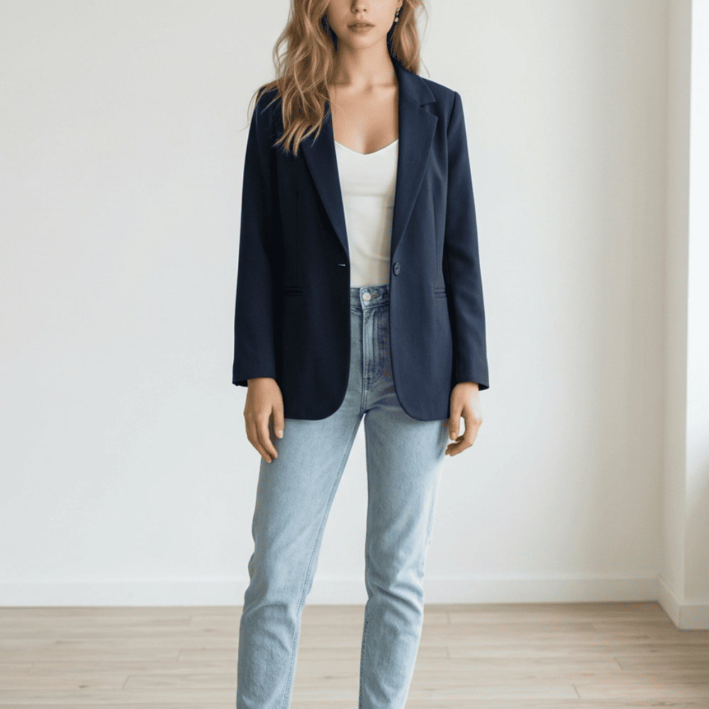 Blazer Blu Elegante Donna
