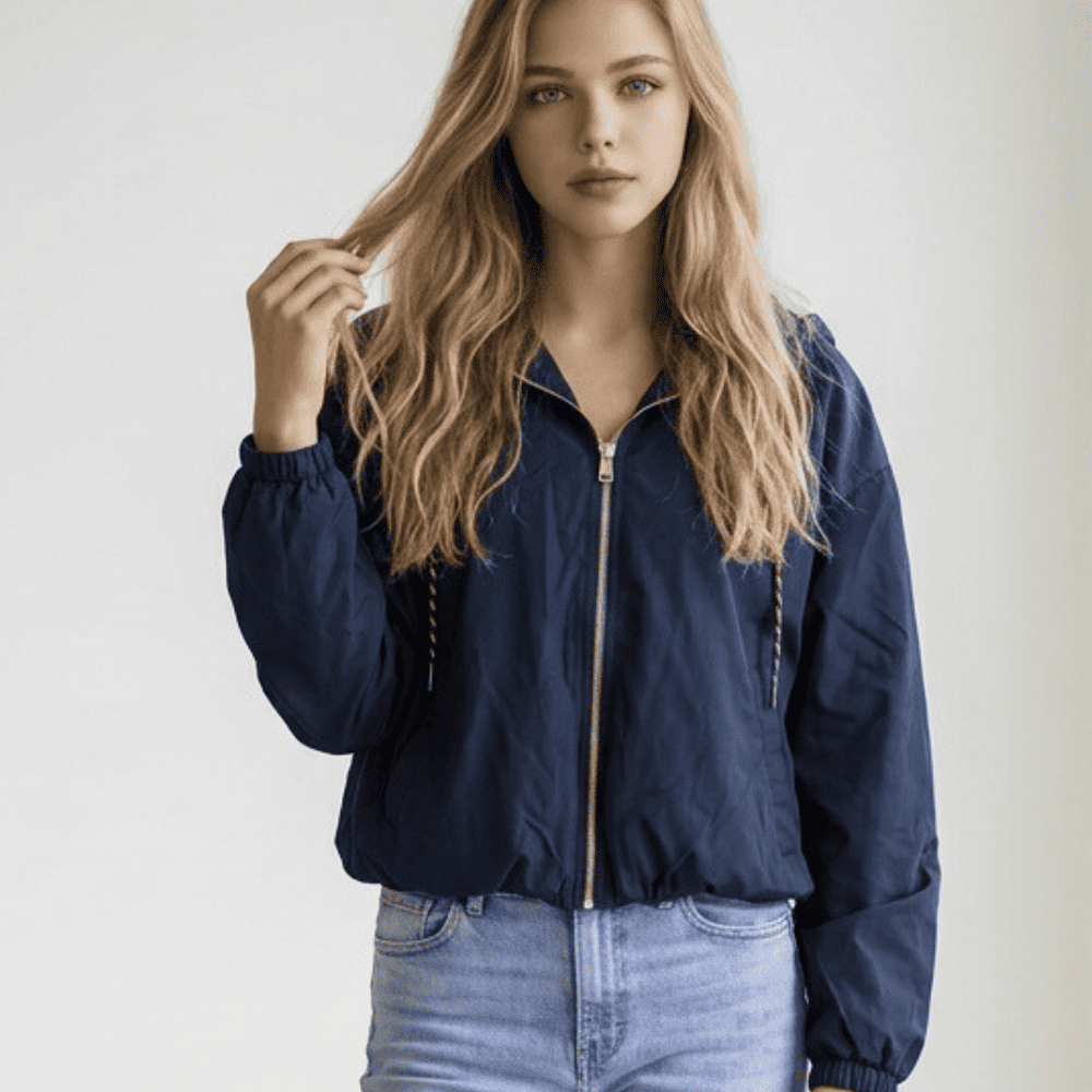 Giacchetto Blu Leggero Sportivo