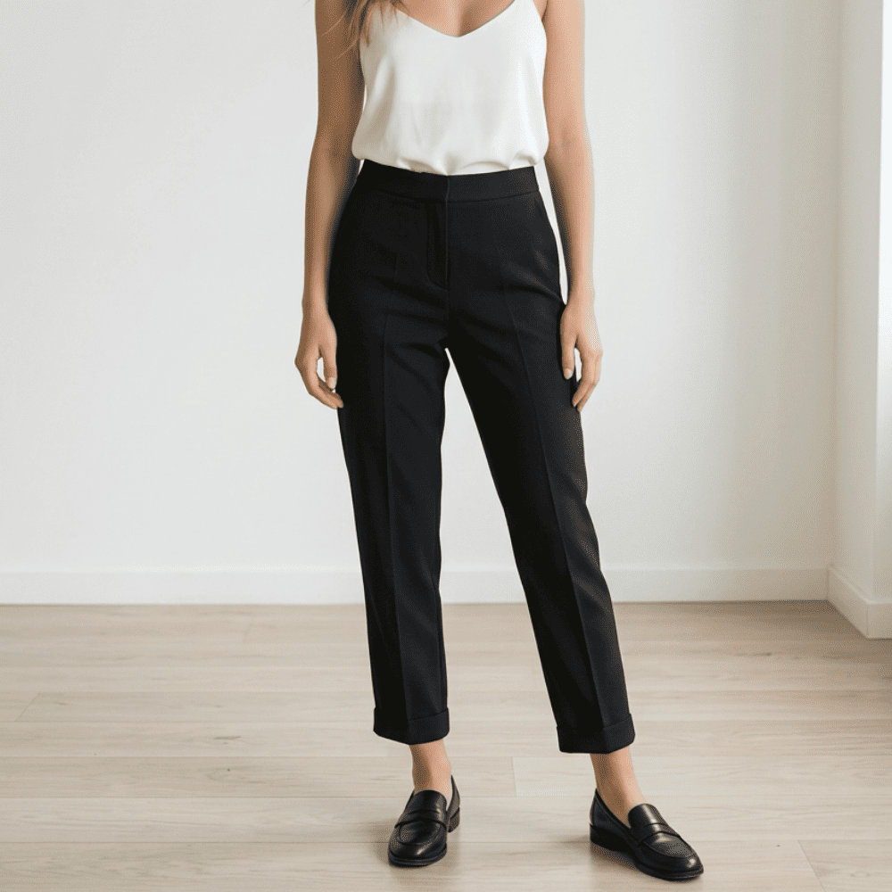 Pantaloni Neri Slim Eleganti