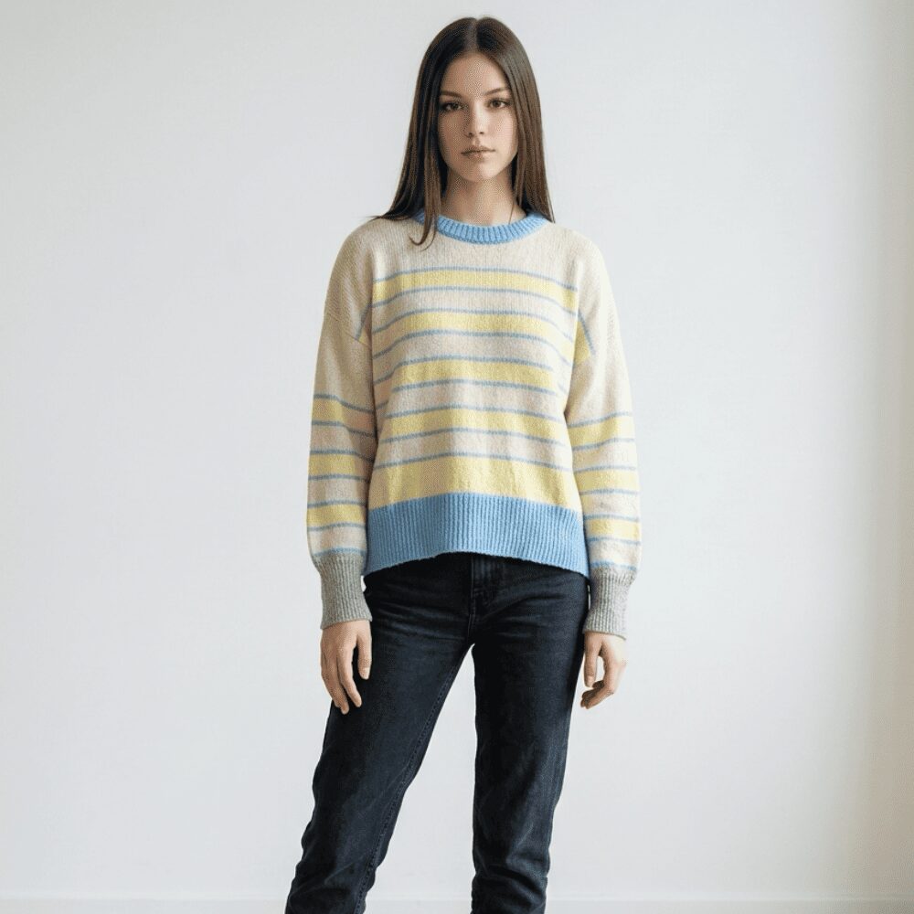 Maglia A Righe Pastello