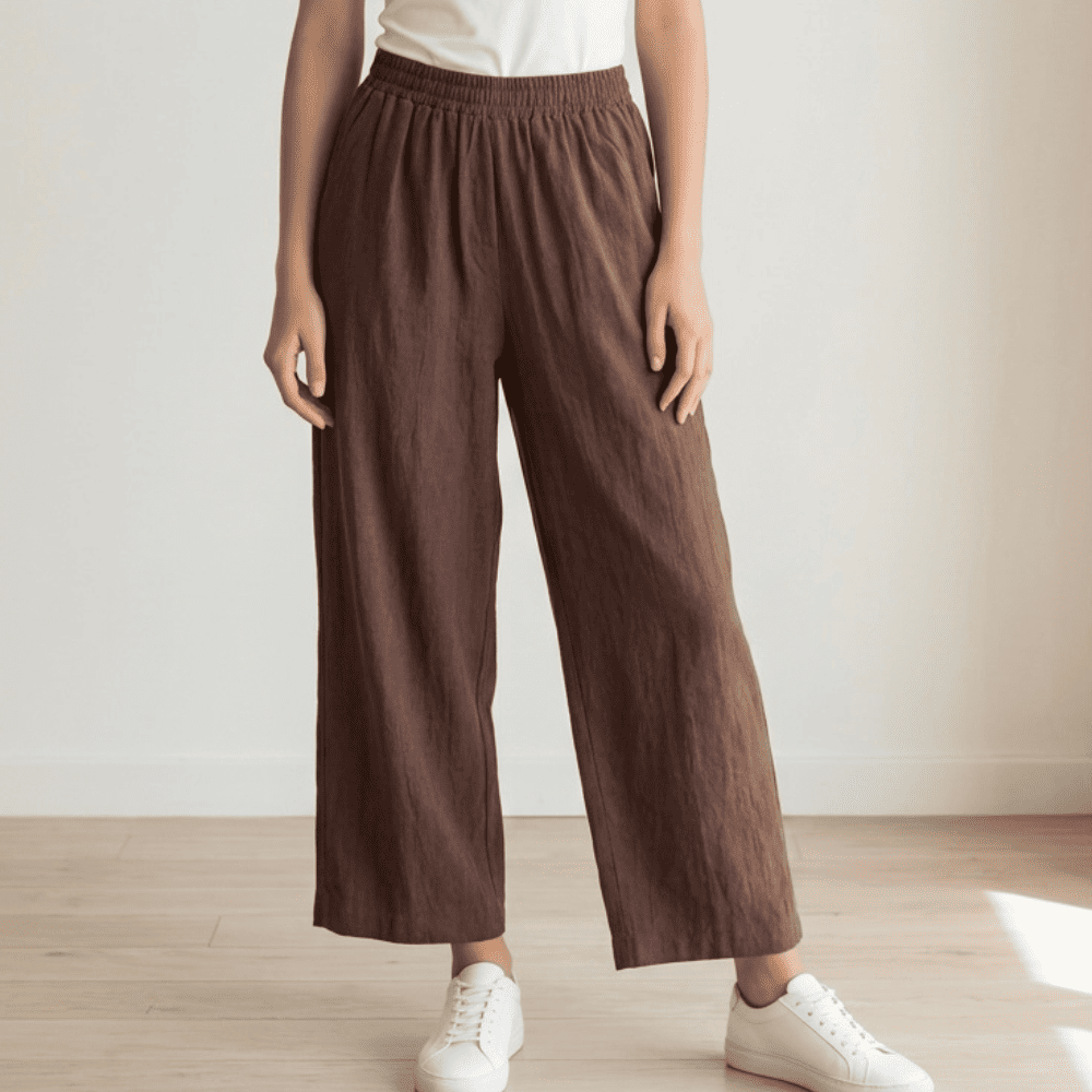 Pantaloni Larghi Rosati