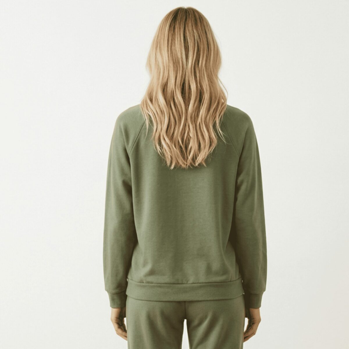 Felpa Verde Casual Leggera - immagine 3