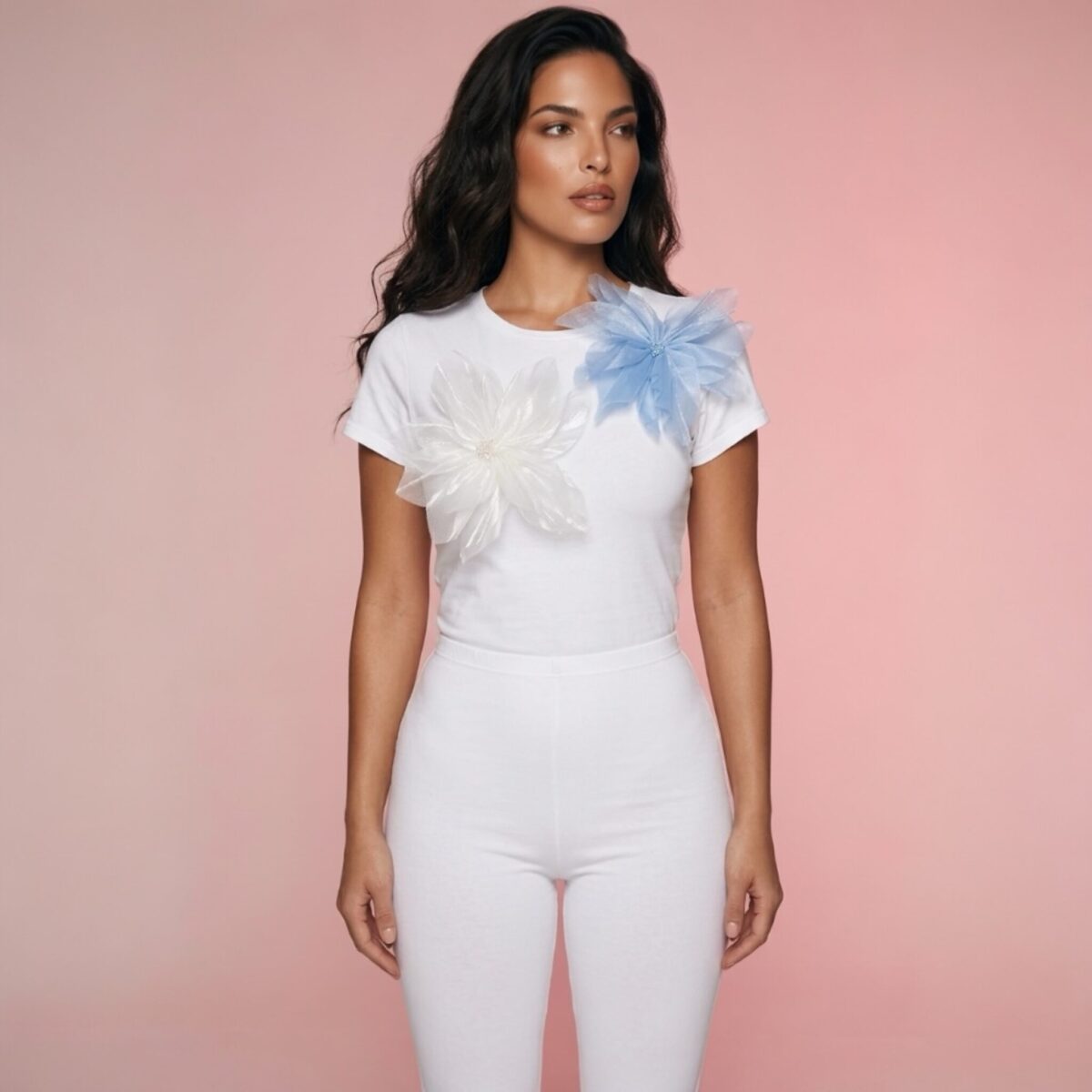 T-Shirt Romantica Bianca