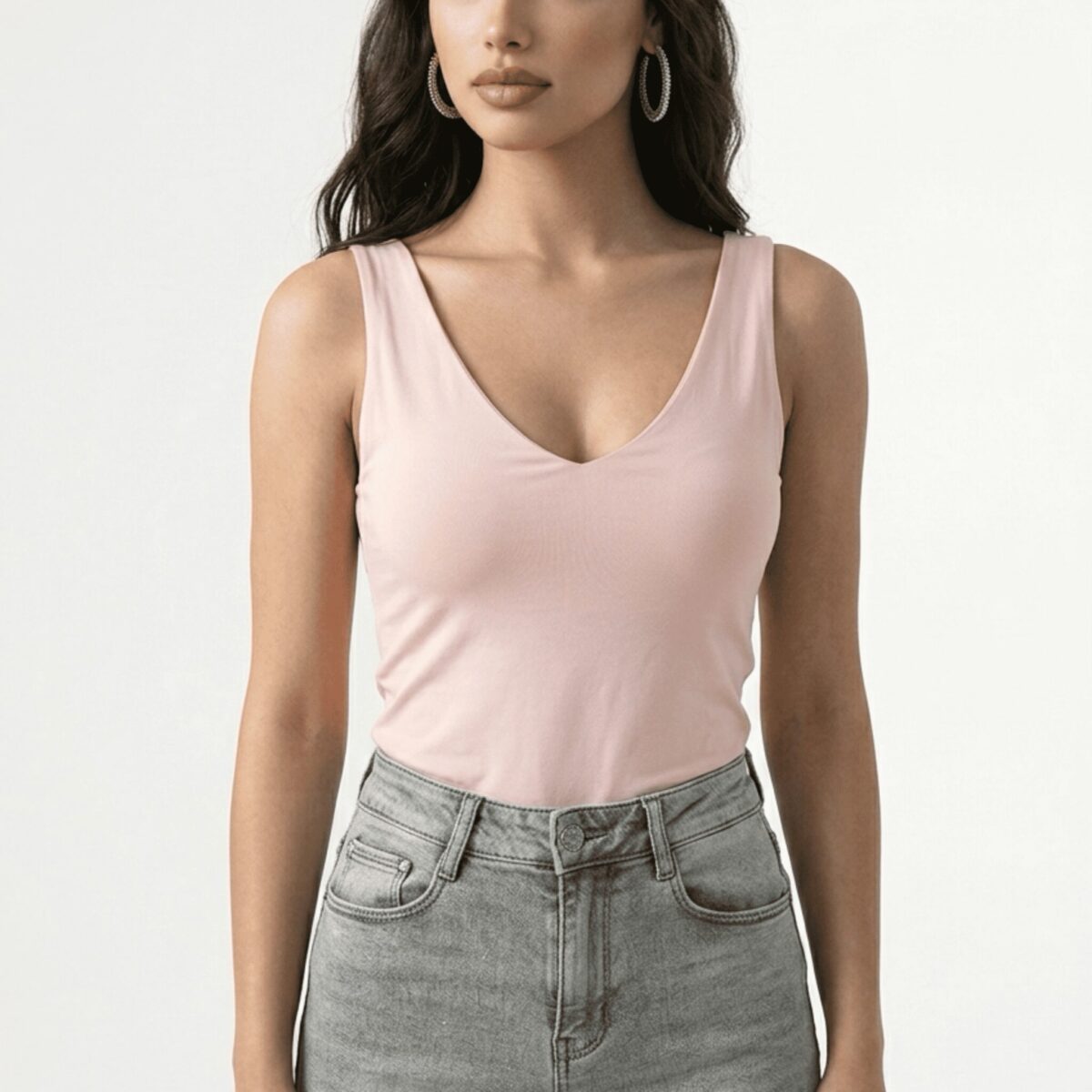 Bodysuit Rosa Scollo V