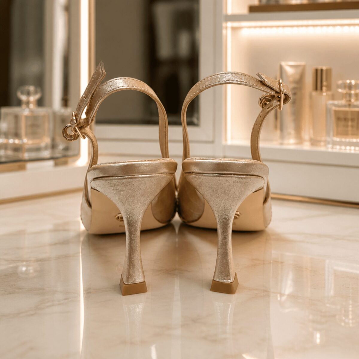 Slingback Gioiello Oro Rosa - immagine 4