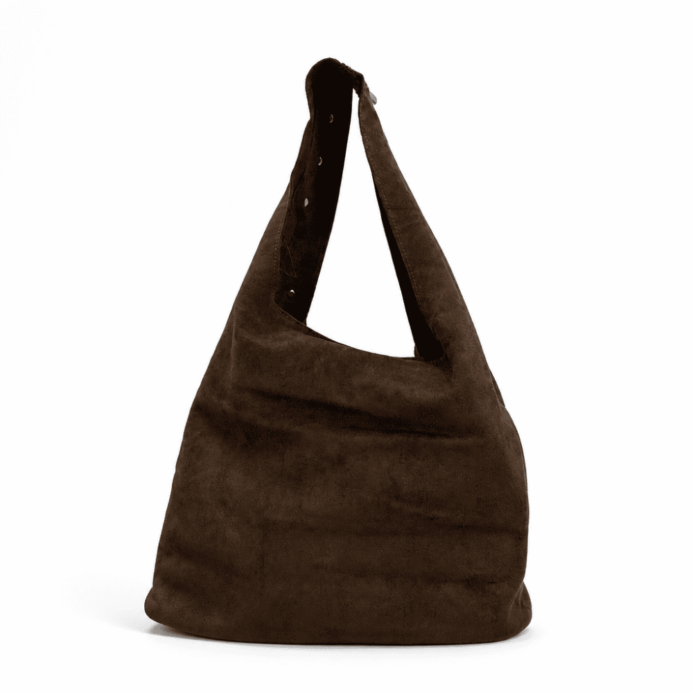 Borsa Hobo Camoscio Borchie - immagine 3