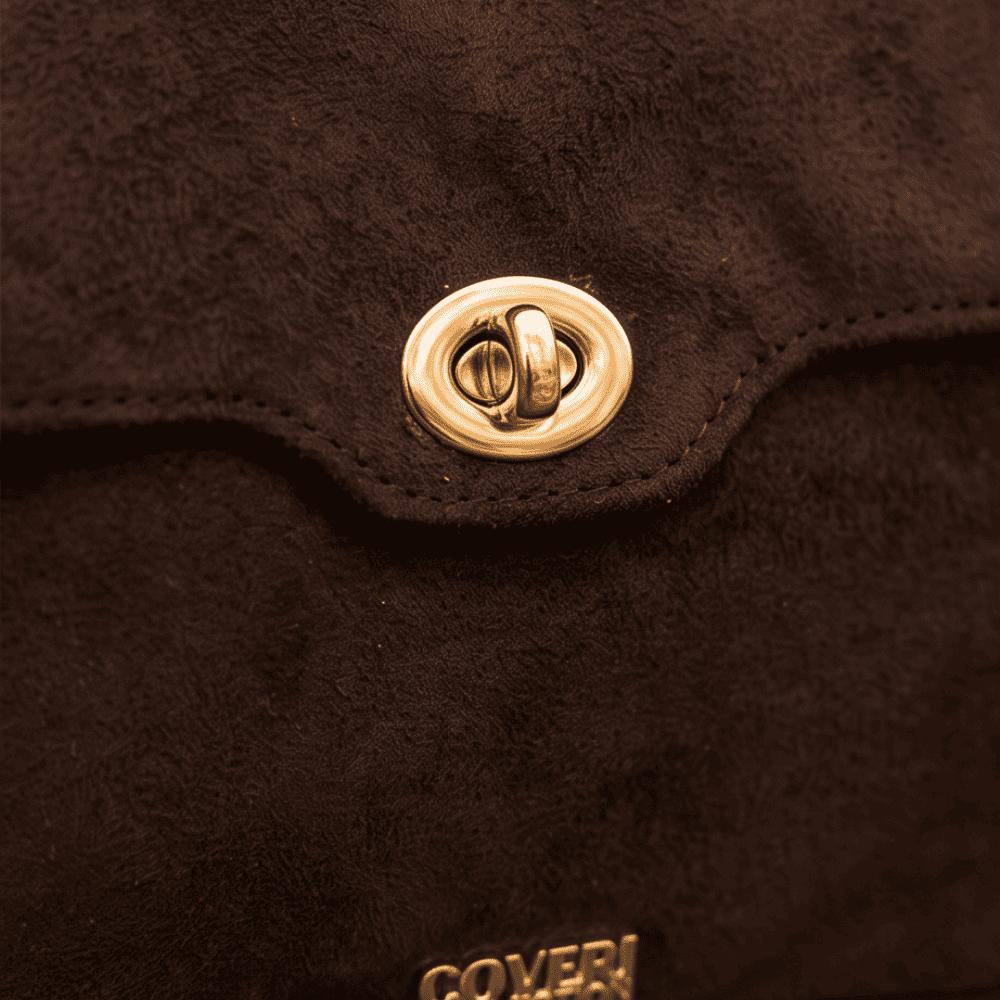 Coveri Borsa Camoscio Marrone - immagine 7