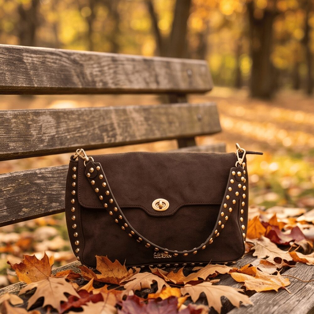 Coveri Borsa Camoscio Marrone - immagine 8