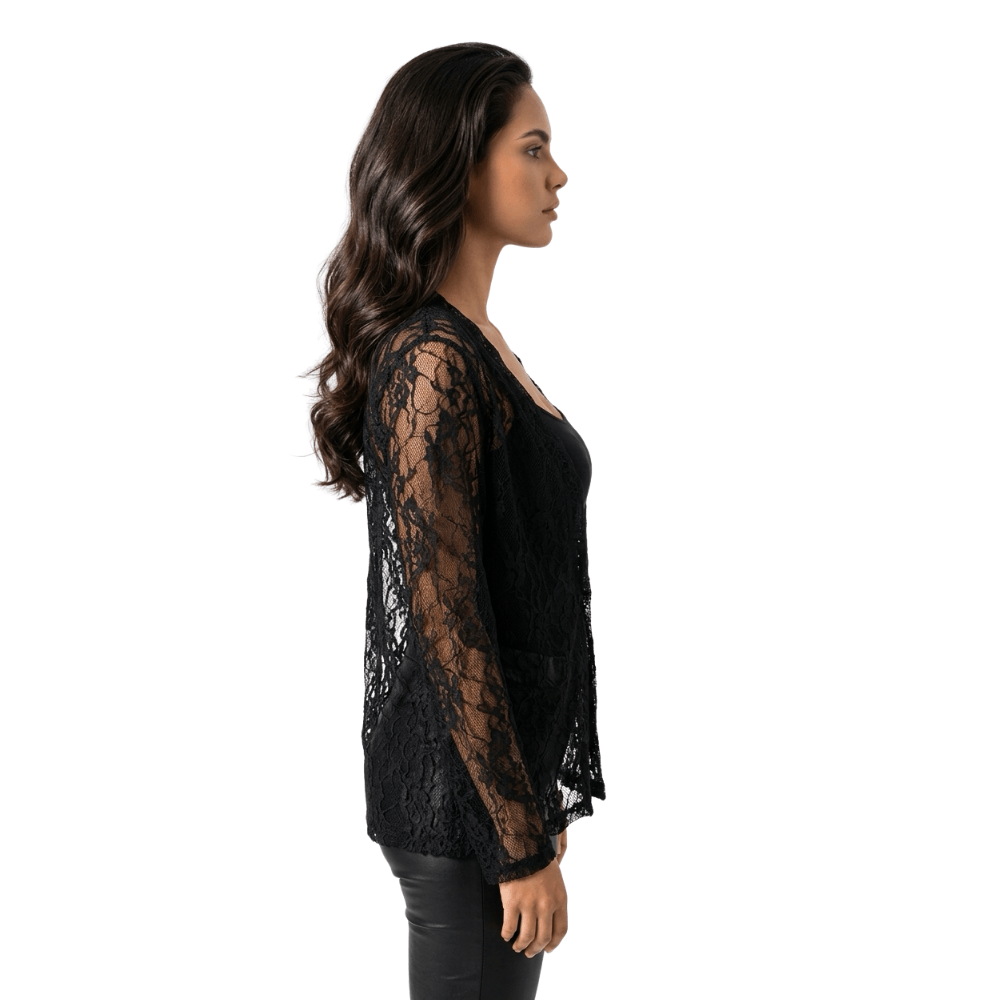Blazer Donna Pizzo Nero - immagine 3
