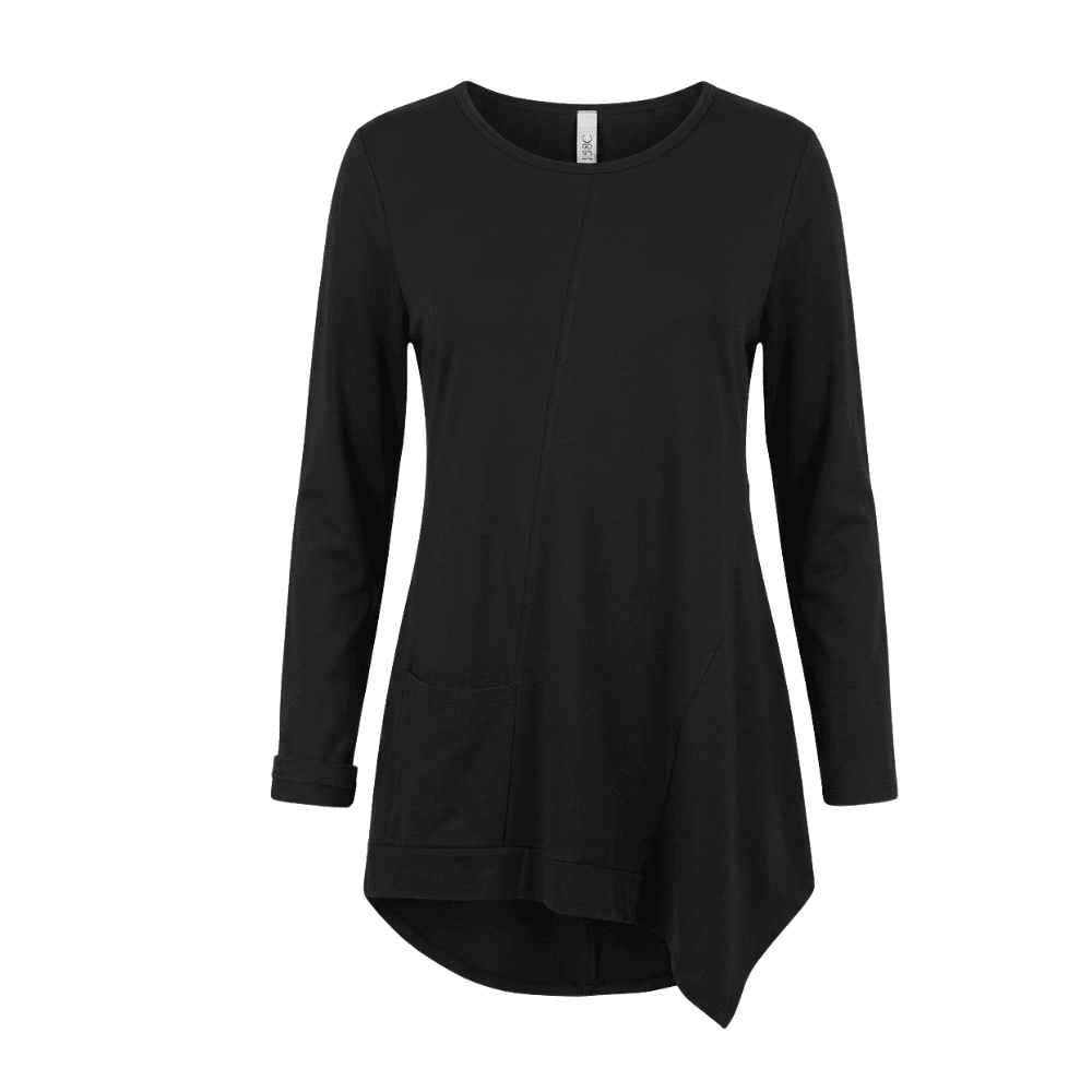 Maglia Asimmetrica Oversize Nera - immagine 5