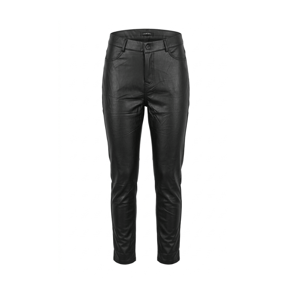 Pantaloni Neri Effetto Pelle - immagine 4